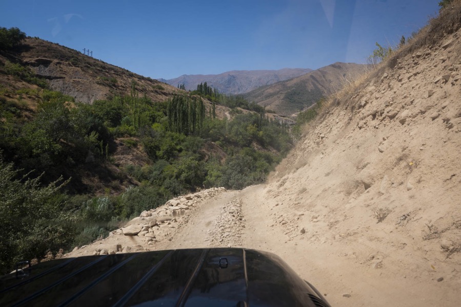 Charvoq jeep ride, Uzbekistan